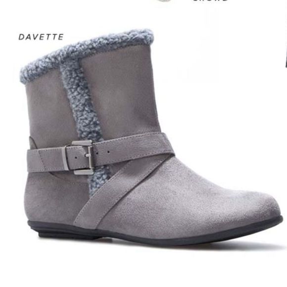 Shoe Dazzle Shoes - 𝅺shoe dazzle Grey Davette Bootie